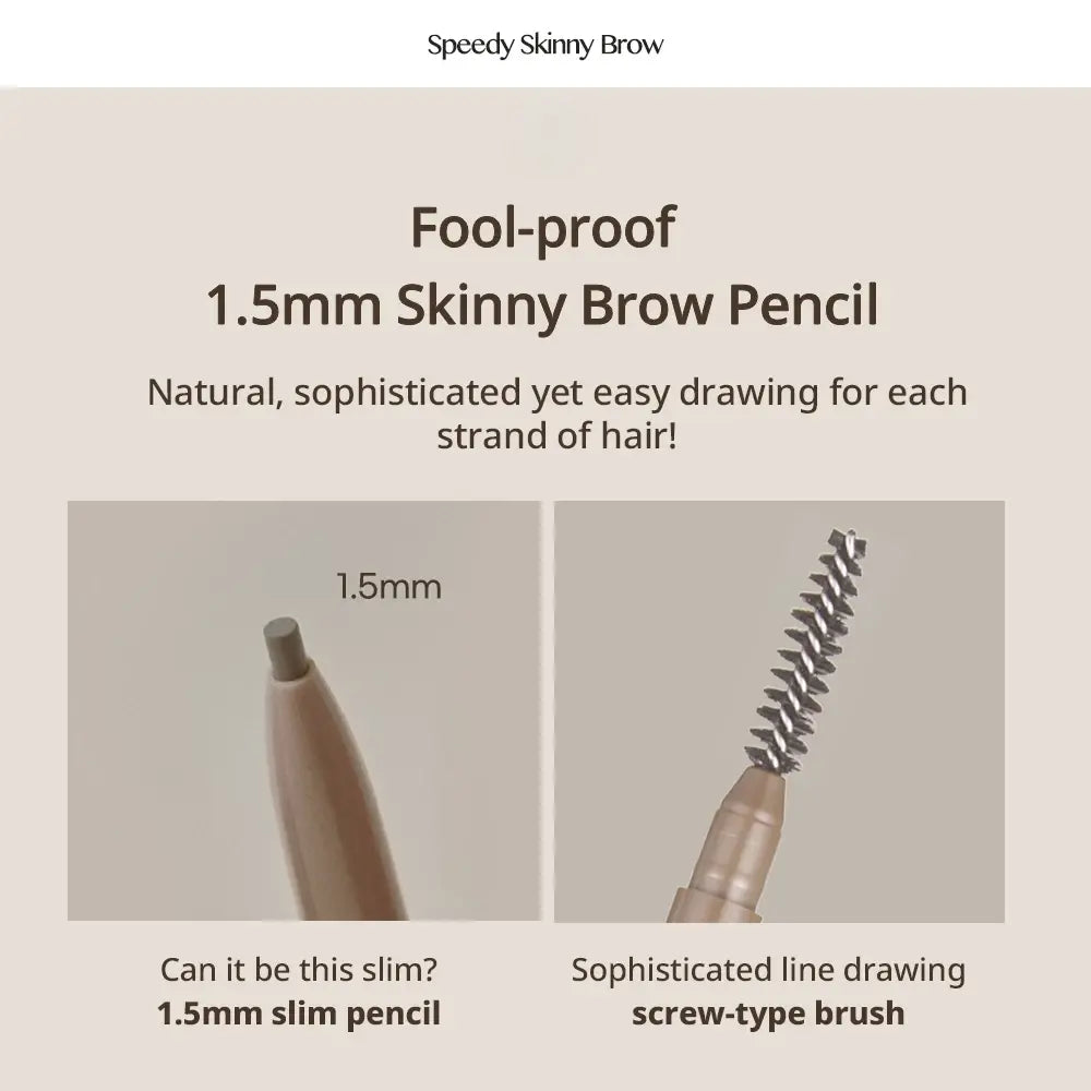 [PERIPERA] Speedy Skinny Brow – 6 colors / 0.05g - SFOILER