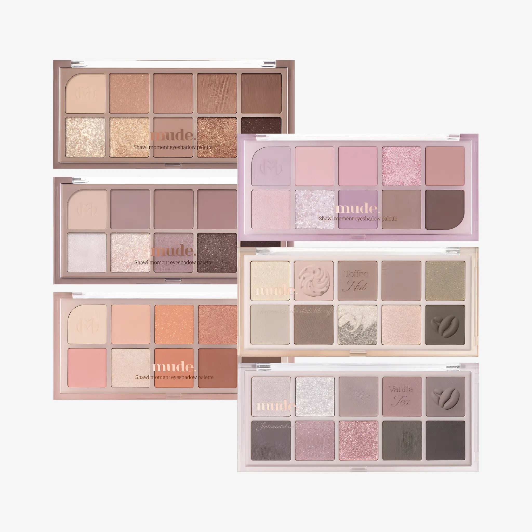 [MUDE] Shawl Moment Eyeshadow Palette – 7 colors / 7g