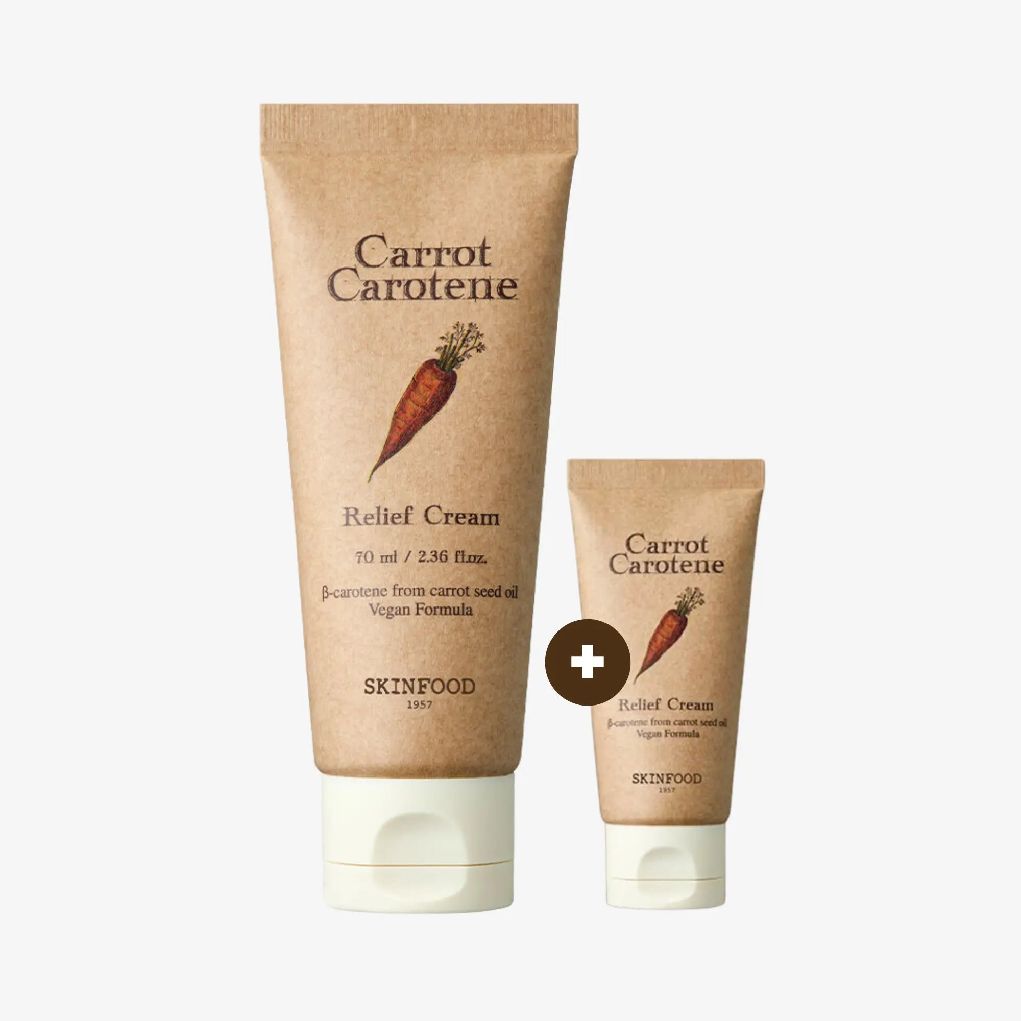 [SKINFOOD] Carrot Carotene Relief Cream Special Set