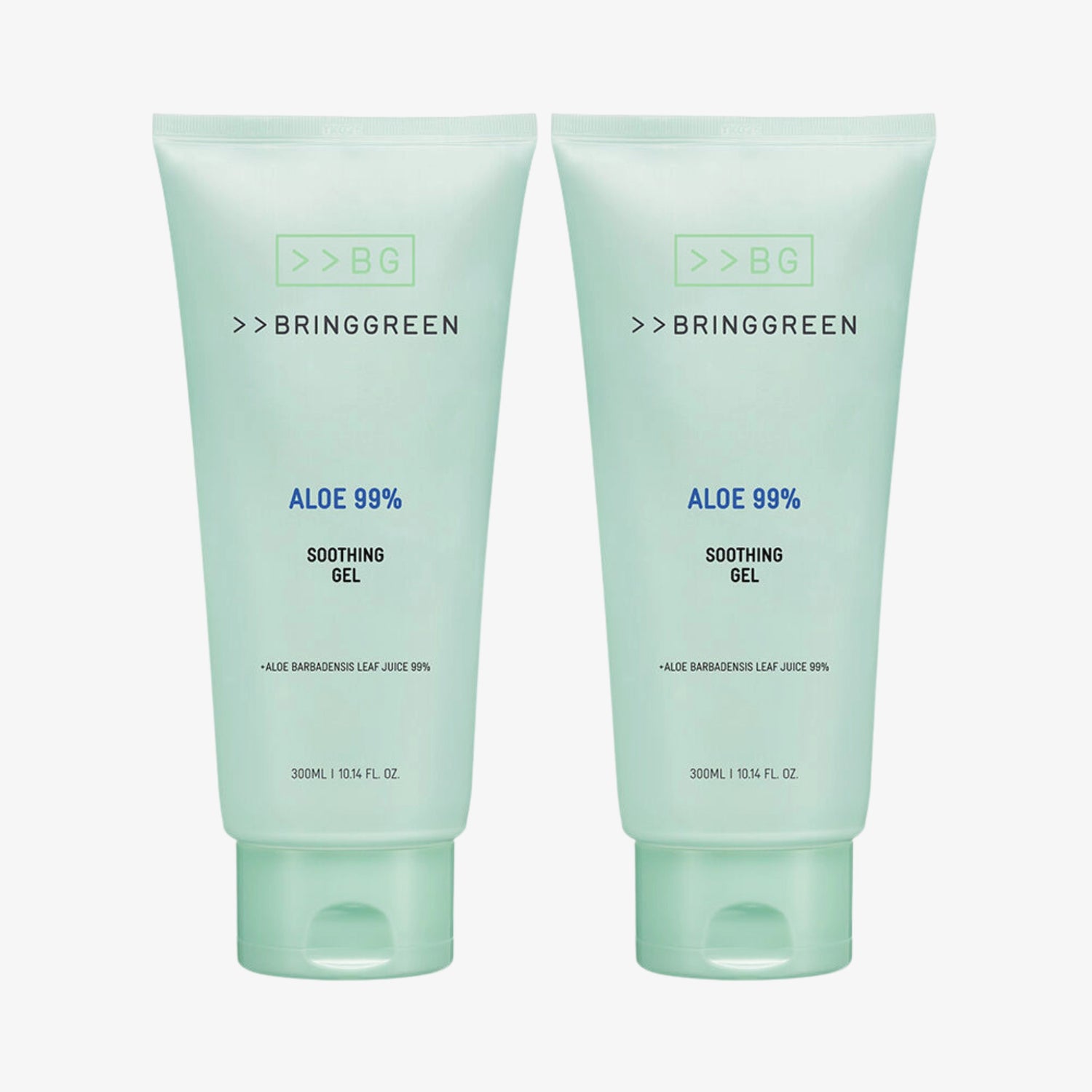 [BRINGGREEN] Aloe 99% Soothing Gel TWIN PACK - 300ml x 2 - SFOILER