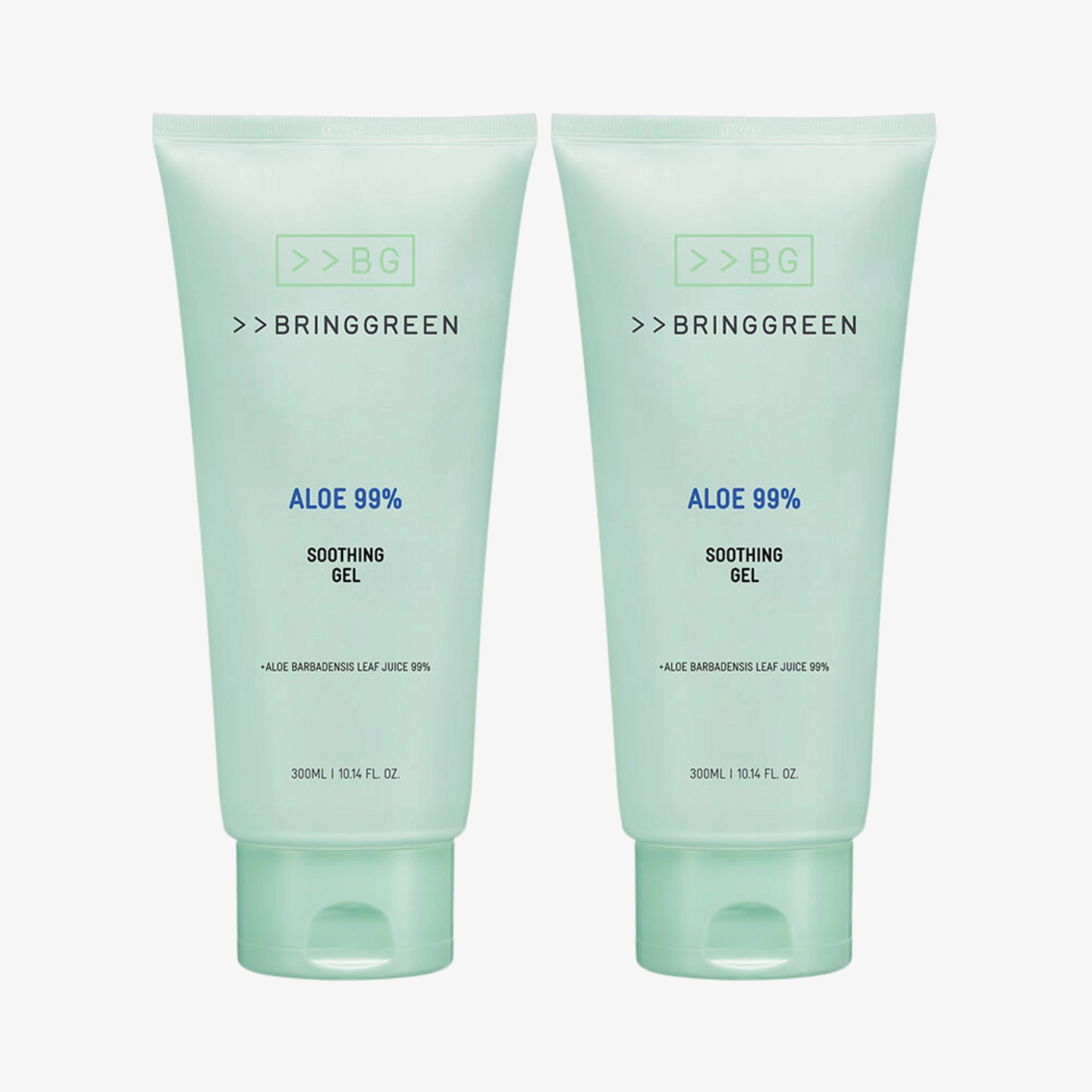 [BRINGGREEN] Aloe 99% Soothing Gel TWIN PACK - 300ml x 2 - SFOILER