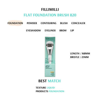 [FILLIMILLI] Fillimilli Flat Foundation Brush 820 - SFOILER