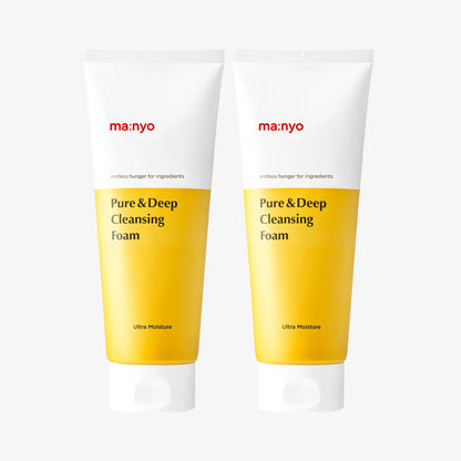 [MA:NYO] Pure &amp; Deep Cleansing Foam Twin Pack - 160ml x 2 - SFOILER