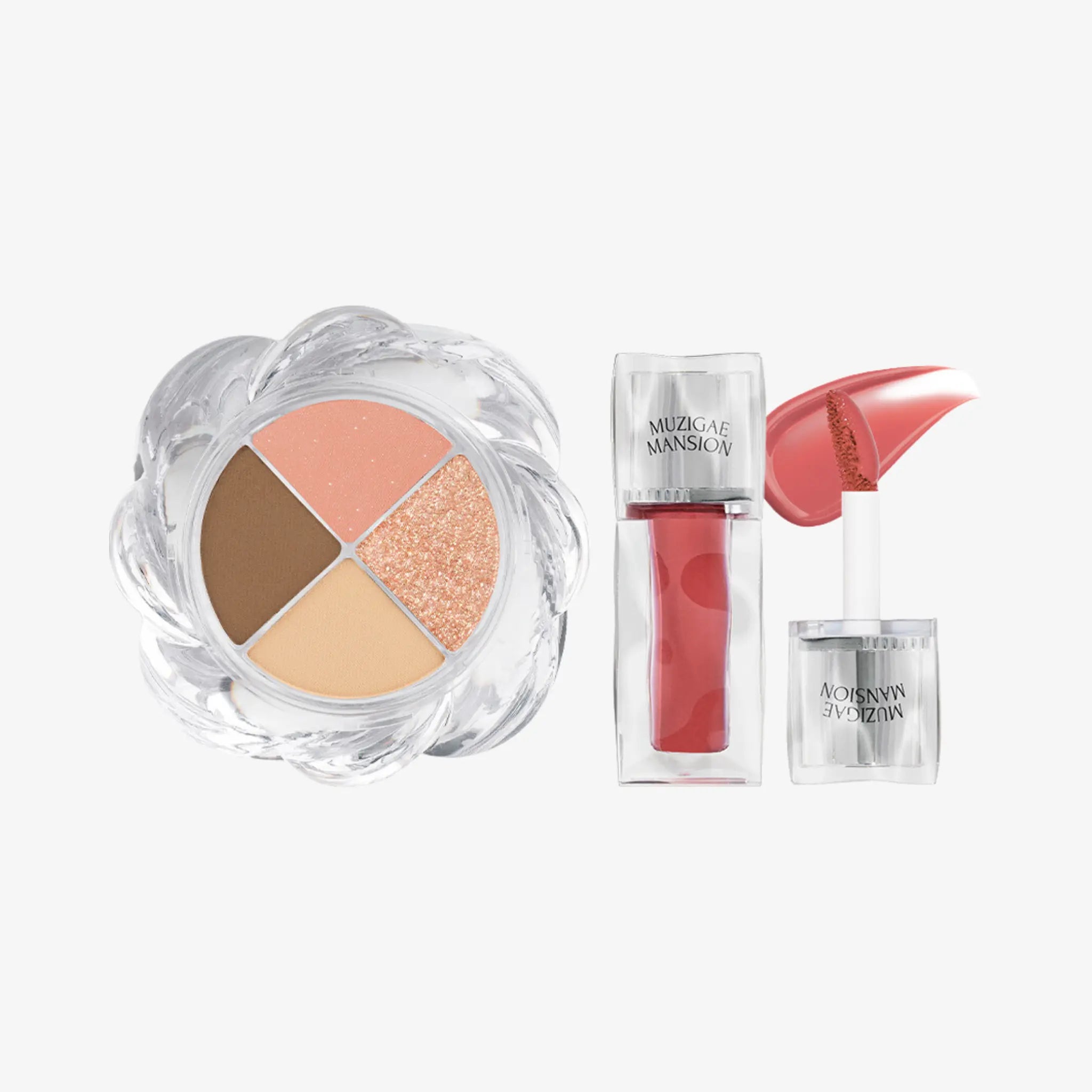 [MUZIGAE MANSION] Paleta de sombras de ojos Twist Pot, set especial: 2 colores/4,5 g