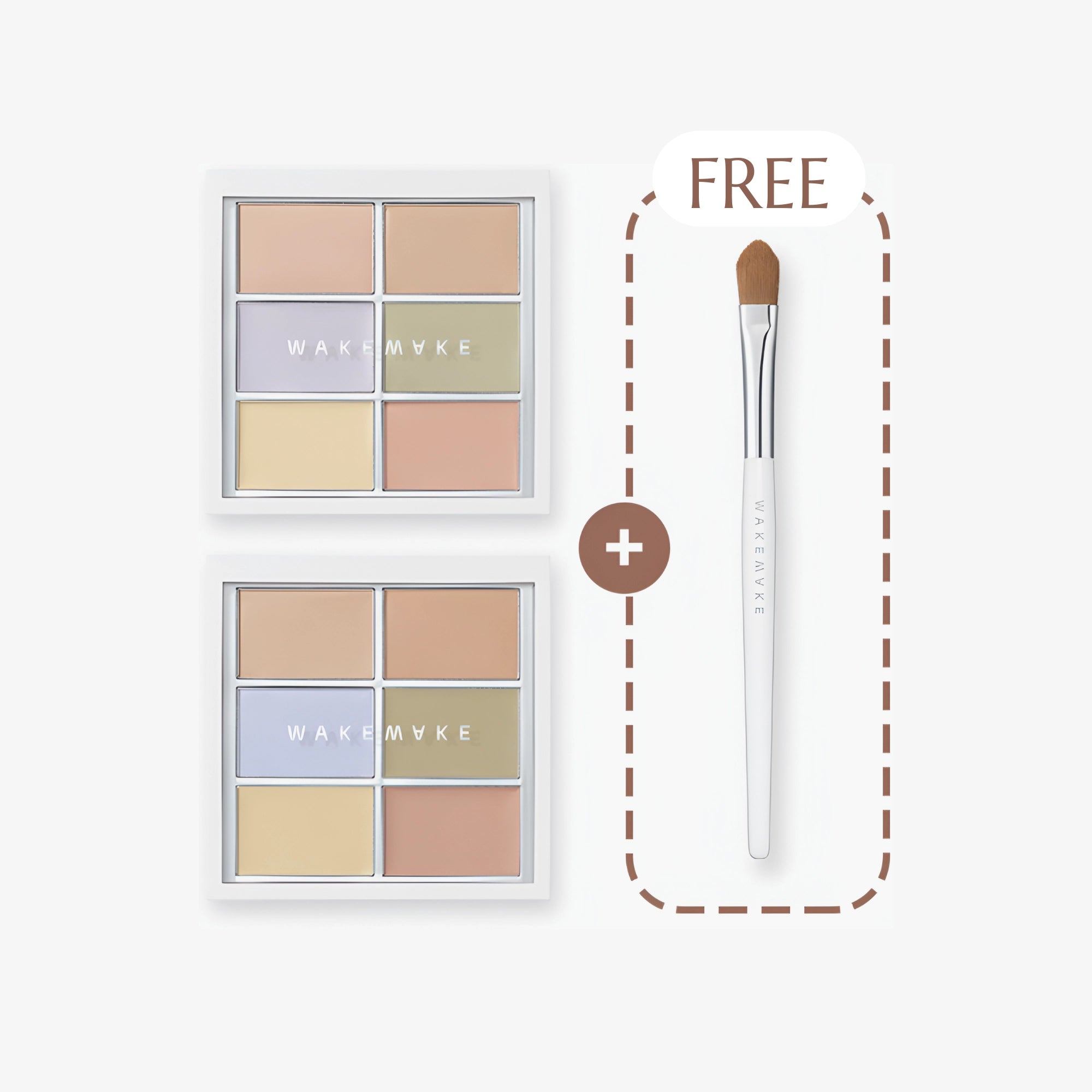 [WAKEMAKE] Defining Cover Conceal Fit Palette Special Set – 2 colors / 9g