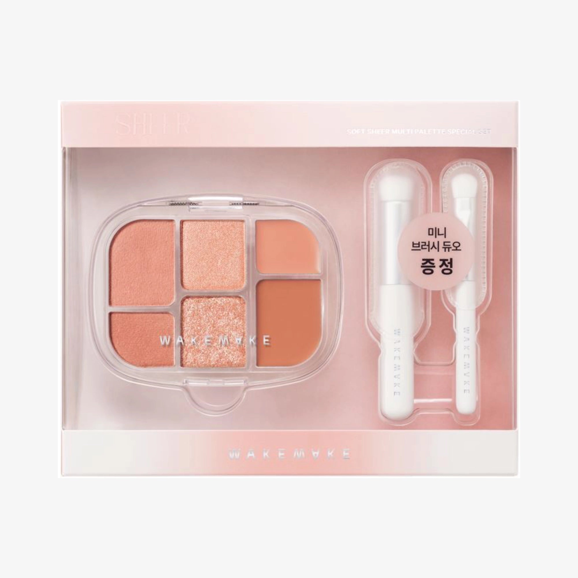 [WAKEMAKE] Soft Sheer Multi Palette Special Set - 3 colors / 6.4g