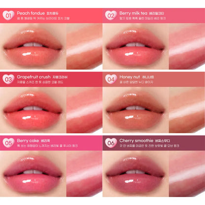 [PERIPERA] Heart Jam Glow Lip  9 colors - SFOILER