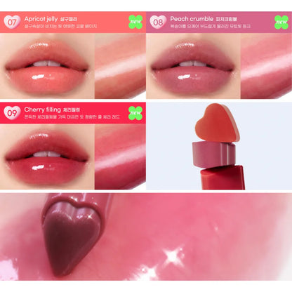 [PERIPERA] Heart Jam Glow Lip  9 colors - SFOILER