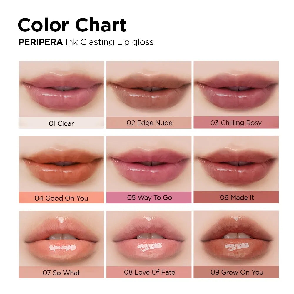 [PERIPERA] Ink Glasting Lip Gloss  13 colors / 4.5ml - SFOILER