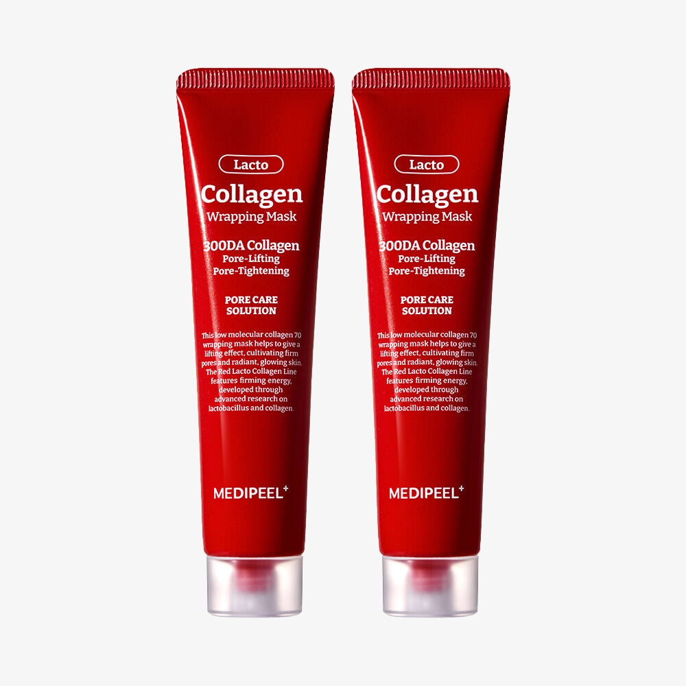 [MEDI-PEEL] Red Lacto Collagen Wrapping Mask Twin Pack - 70ml x 2 - SFOILER